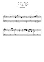 Téléchargez l'arrangement pour piano de la partition de Le fiacre en PDF